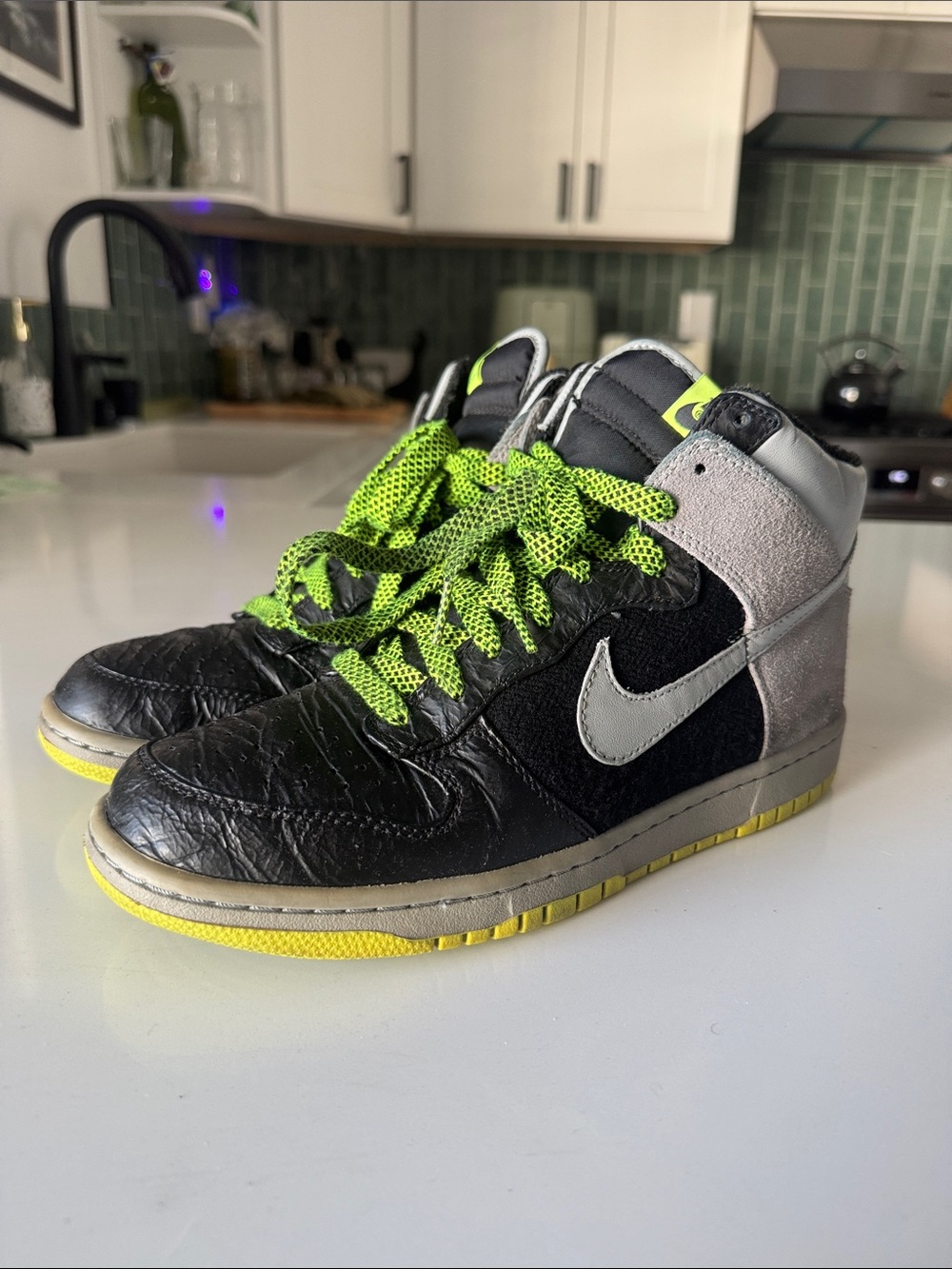 Women’s Nike Dunk High Premium Stealth Volt